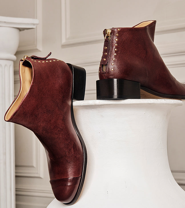 Beau5 Square Ankle Boots